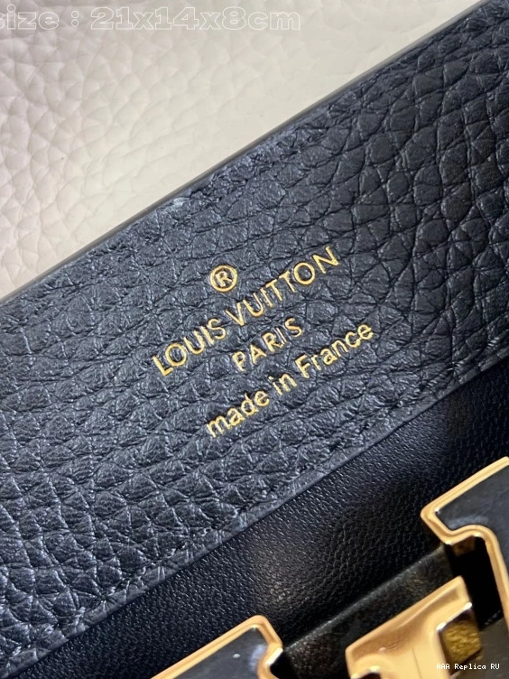 Aaa replica bags MINI-21*14*8CM VUITTON LOUIS CAPUCINES 0810